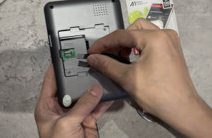 Plug in the cable